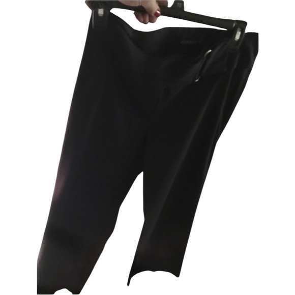 Equestrian Designs size 10 black dress pants w/ self belt , great fitting pants - Picture 1 of 12